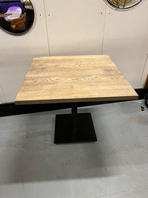 Horeca eettafel echt eiken 2 stuks, Antiek en Kunst, Antiek | Meubels | Tafels, Ophalen of Verzenden