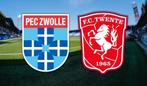 2 tickets Pec Zwolle - FC Twente, Tickets en Kaartjes, Losse kaart, Twee personen, Augustus