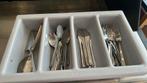 Bestekset - 14 messen, 22 vorken, 23 lepels, Gebruikt, Ophalen of Verzenden, Rvs of Chroom, Vaatwasserbestendig