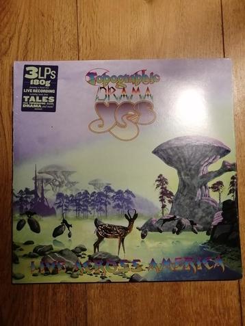 Yes : Topographic Drama (3 vinyl LP Nieuw!)  beschikbaar voor biedingen