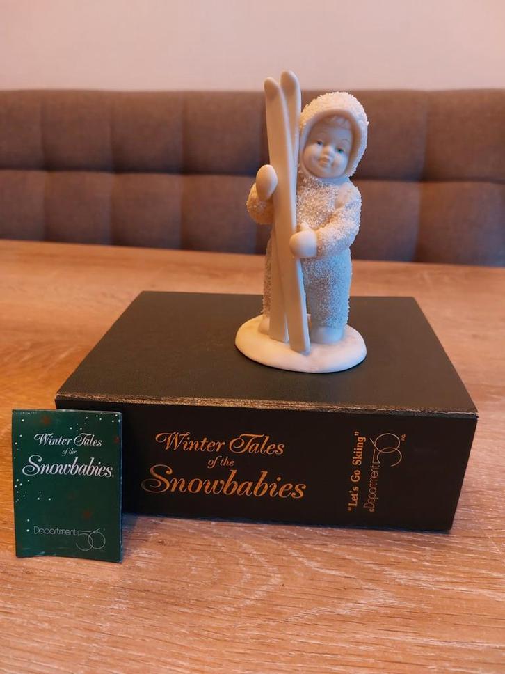 Goebel departement 56 snowbabies let's go skiing in ovp, Verzamelen, Beelden en Beeldjes, Zo goed als nieuw, Hummel, Ophalen of Verzenden