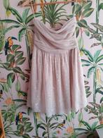 Glitter jurk strapless maat 40/42, Maat 38/40 (M), Zwart, Ophalen of Verzenden, Zo goed als nieuw