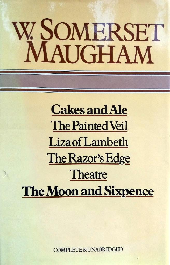 W. Somerset Maugham - Cakes and Ale / The Painted Veil / Liz, Boeken, Taal | Engels, Zo goed als nieuw, Fictie, Ophalen of Verzenden