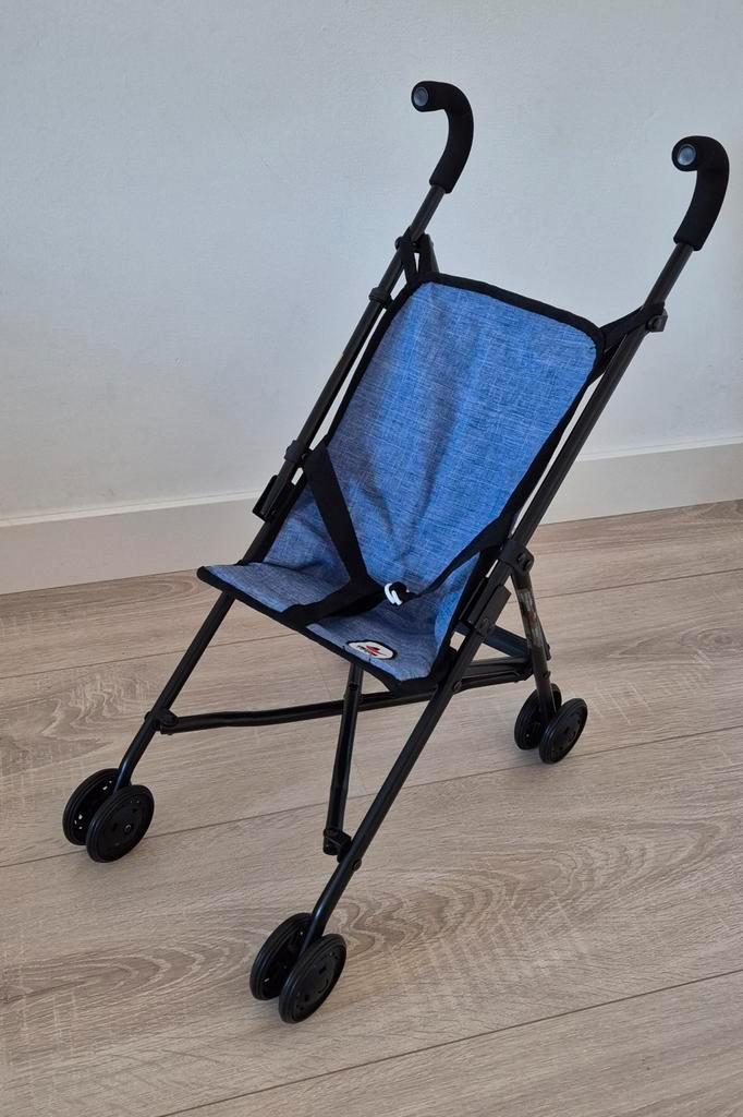 Mini-Poppenbuggy Roma - Bayer Chic 2000 - Blue Jeans, Kinderen en Baby's, Speelgoed | Poppen, Zo goed als nieuw, Babypop, Ophalen