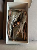 ZGAN lakleer halfhoog schoenen mt 36 antraciet lakleer, Ophalen of Verzenden, Zo goed als nieuw