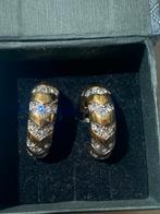 Oorbellen Energetix, Sieraden, Tassen en Uiterlijk, Ophalen of Verzenden, Zo goed als nieuw, Goud, Met strass