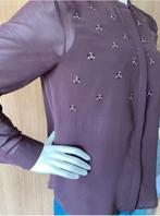 Bordeaux rode voile blouse mt. L, Maat 42/44 (L), Ophalen of Verzenden, Zo goed als nieuw, Next