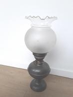 Grote tinnen olielamp, Metawa Holland, realpewter 94, Ophalen of Verzenden