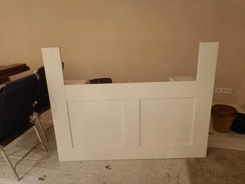 Brimnes hoofdbord Ikea bed 140 wit - afbeelding 1