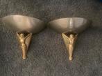 Vintage bronzen farao wand lampen, Ophalen of Verzenden, Zo goed als nieuw