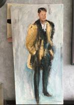 Schilderij olieverf man, Ophalen