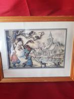 3D print van Anton Pieck, Antiek en Kunst, Kunst | Litho's en Zeefdrukken, Ophalen of Verzenden