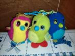 3 x Hatchimals sleutelhanger knuffeltje, Ophalen of Verzenden, Zo goed als nieuw, Knuffel of Figuurtje