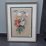 Te koop: Mooi bloemen aquarel., Schilderij, Zo goed als nieuw, Ophalen