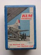 KLM kwartet jaren 50 , compleet , collectorsitem, Verzamelen, Speelkaarten, Jokers en Kwartetten, Kwartet(ten), Gebruikt, Ophalen of Verzenden