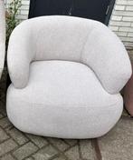 Nieuwe Fauteuil poef teddy creme beige, Huis en Inrichting, Fauteuils, Ophalen, Zo goed als nieuw, 75 tot 100 cm, 50 tot 75 cm