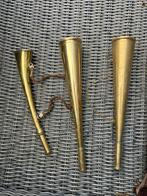 Koperen jachthoorns, Ophalen of Verzenden, Koper of Brons