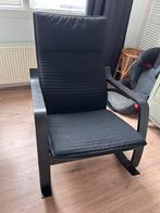 Schommelstoel Poang ikea, Huis en Inrichting, Stoelen, Ophalen, Zo goed als nieuw, Zwart, Eén
