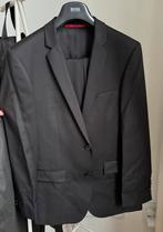 Hugo Boss Zwart Pak | Wol | Maat 48 (M), Zwart, Zo goed als nieuw, Hugo Boss, Verzenden
