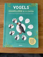 Vogels Aquarelleren in 10 Stappen, Boeken, Hobby en Vrije tijd, Ophalen of Verzenden, Zo goed als nieuw, Tekenen en Schilderen