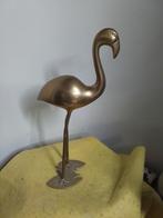 8255) mooie grote messing flamingo  hoog 32cm, Ophalen of Verzenden