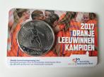 Coincard Oranje Leeuwinnen penning 2017, Postzegels en Munten, Munten | Nederland, Koningin Beatrix, Losse munt, Verzenden