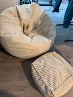 Zitzak inclusief voetensteun, Ophalen, Nieuw, Beige, Zitzak