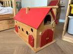 Geweldige houten speelgoed stal / boerderij met takel/ladder, Ophalen, Gebruikt, Overige typen