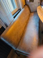 mooie eetbank microleder antraciet, Ophalen of Verzenden