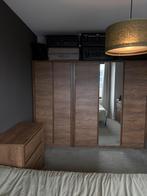 2x kledingkast VEDDE bruin met spiegel, Ophalen, VEDDE, 150 tot 200 cm, Met hangruimte