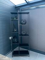 Hoekkast zwart, Huis en Inrichting, Zo goed als nieuw, 150 tot 200 cm, 25 tot 50 cm, 50 tot 100 cm