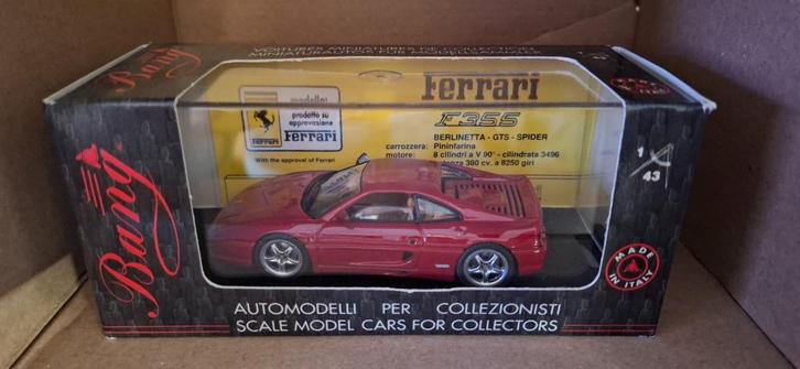 1.43 ferrari 355 berlinetta, Hobby en Vrije tijd, Modelauto's | 1:43, Zo goed als nieuw, Auto, Overige merken, Ophalen of Verzenden
