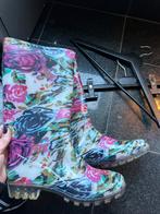 Leuke gebloemde regenlaarzen - Maat 38, Kleding | Dames, Ophalen of Verzenden, Zo goed als nieuw, Overige kleuren, Regenlaarzen