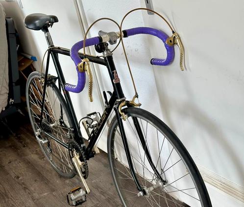 Raleigh Record Racefiets - Zwart en Goud, Fietsen en Brommers, Fietsen | Oldtimers, 55 tot 59 cm, Ophalen