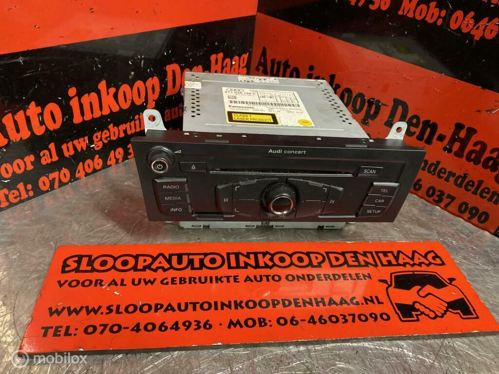 Audi A4 B8 ('07-'16) Radio - 8T1035186C, Ophalen of Verzenden, Gebruikt