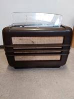 Philips  bx2810 bx281 0 bakeliet buizenradio 1948 a49, Ophalen of Verzenden