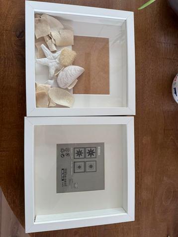 2 ribba fotolijsten met passepartout  beschikbaar voor biedingen