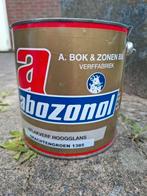 Abozonol aflakverf hoogglans grachtengroen, Doe-het-zelf en Verbouw, Verf, Beits en Lak, Nieuw, Ophalen of Verzenden, Lak, Minder dan 5 liter