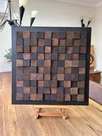 Wandbord “Blokken-bruin” NU €87,50 IPV €125, Ophalen, Nieuw