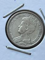 Zilveren kwartje 1914, Postzegels en Munten, Munten | Nederland, Ophalen of Verzenden, Koningin Wilhelmina, 25 cent, Zilver