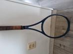 Vintage Rucanor EX100 tennisracket met leren grip, Sport en Fitness, Tennis, Ophalen of Verzenden, Gebruikt, Racket, Prince