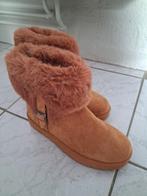 Enkellaarsjes enkelboots winter gevoerd 39/40 camel, Ophalen of Verzenden, Zo goed als nieuw, Bruin