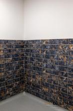 Verouderd terracotta blauw glazuur top kwaliteit 10x20 75M2, Keramiek, Nieuw, 20 tot 40 cm, 10 m² of meer