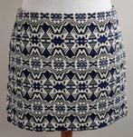 Divided beige rokje met zwart en blauw mt. 42, Divided, Beige, Maat 42/44 (L), Ophalen of Verzenden