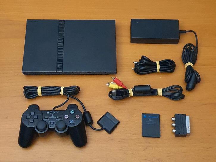 PS2 | SONY PlayStation 2 SLIM met Controller & MemoryCard, Spelcomputers en Games, Spelcomputers | Sony PlayStation 2, Gebruikt