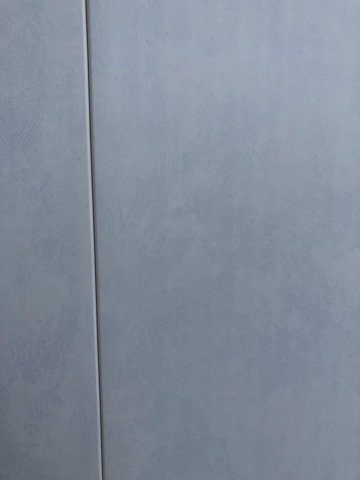 6 Kunststof Schroten Wit/Gewolkt + Hoeklatten, Doe-het-zelf en Verbouw, Platen en Panelen, Gebruikt, Overige materialen, Minder dan 20 mm