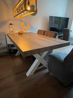 Eettafel Lynn kruispoot Leen B. (Ook in combi met salontafel, Huis en Inrichting, Tafels | Eettafels, Ophalen, 100 tot 150 cm