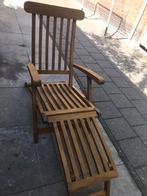 Deckchair. Ligstoel teakhout, Tuin en Terras, Ophalen of Verzenden, Zo goed als nieuw, Teakhout