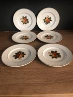 6 gebaksbordjes Wedgwood Harvest, Antiek en Kunst, Antiek | Servies los, Ophalen of Verzenden
