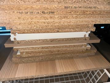 13 ikea pax 50x58 planken eiken kleur beschikbaar voor biedingen